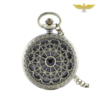 Montre à gousset collier Spider Flower