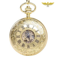 Montre à gousset demi chasseur or mécanique