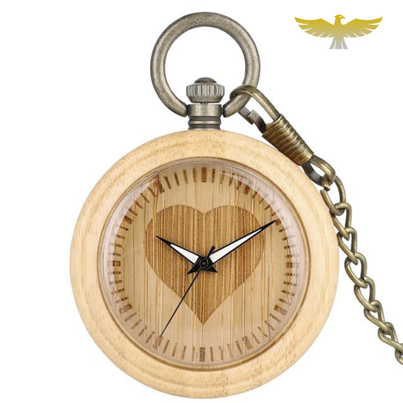 Montre à gousset en bois Wood Hearth