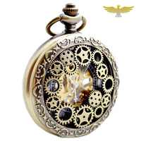 Montre à gousset engrenages