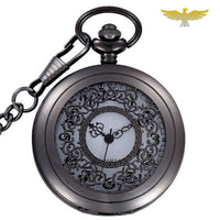 Montre à gousset femme demi chasseur à quartz