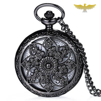 Montre a gousset fleur pour femme