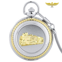 Montre à gousset locomotive vintage