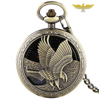 Montre à gousset mécanique aigle royal