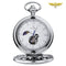 Montre à gousset mécanique argent homme Argent