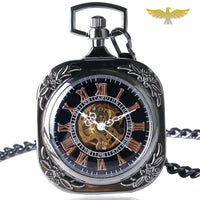 Montre à gousset mécanique Black Square