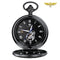 Montre à gousset mécanique carbone Noir