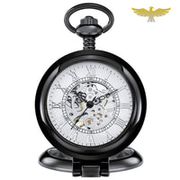 Montre à gousset mécanique clapet exposition