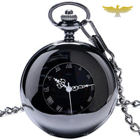 Montre à gousset mécanique demi chasseur