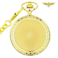 Montre à gousset mécanique dorée
