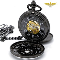 Montre à gousset mécanique double clapets vintage