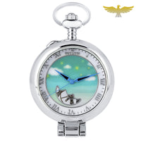 Montre à gousset mécanique fantaisie