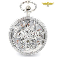 Montre à gousset mécanique fougue sauvage