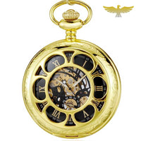 Montre à gousset mécanique Gold Flower Lady