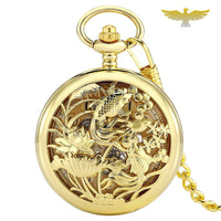 Montre à gousset mécanique Royal Golden Fish