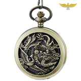 Montre à gousset mécanique Silver Dragon