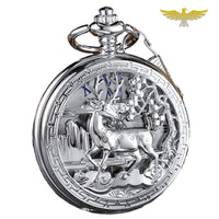 Montre à gousset noble bois