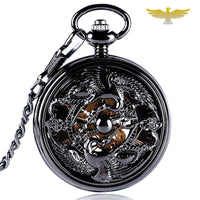 Montre a gousset noir