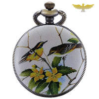 Montre gousset oiseaux