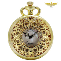 Montre à gousset quartz classique avec date