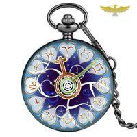 Montre à gousset quartz constellations