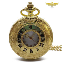 Montre à gousset quartz demi chasseur