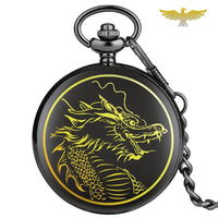 Montre à gousset quartz Golden Dragon