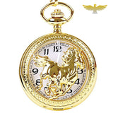 Montre à gousset quartz Golden Horse