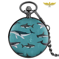 Montre à gousset quartz Grand Bleu