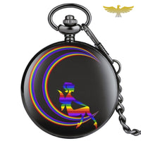 Montre à gousset quartz Little rainbow