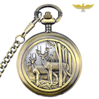 Montre à gousset quartz Lovely Deer