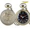 Montre à gousset quartz vintage classique Noir