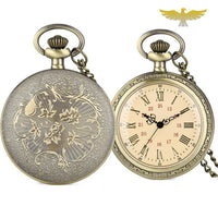 Montre à gousset quartz vintage classique