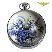 Montre à gousset ronde mécanique squelette