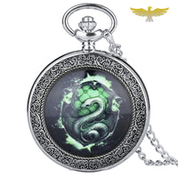 Montre à gousset serpent de jade