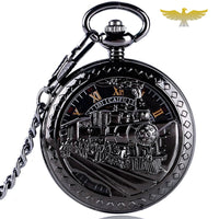 Montre à gousset steampunk Black Steam