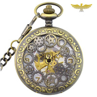 Montre à gousset steampunk bronze