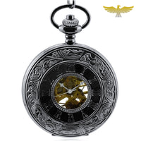 Montre à gousset steampunk demi chasseur