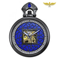 Montre à gousset steampunk skeleton