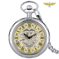 Montre à gousset vintage argent mécanique