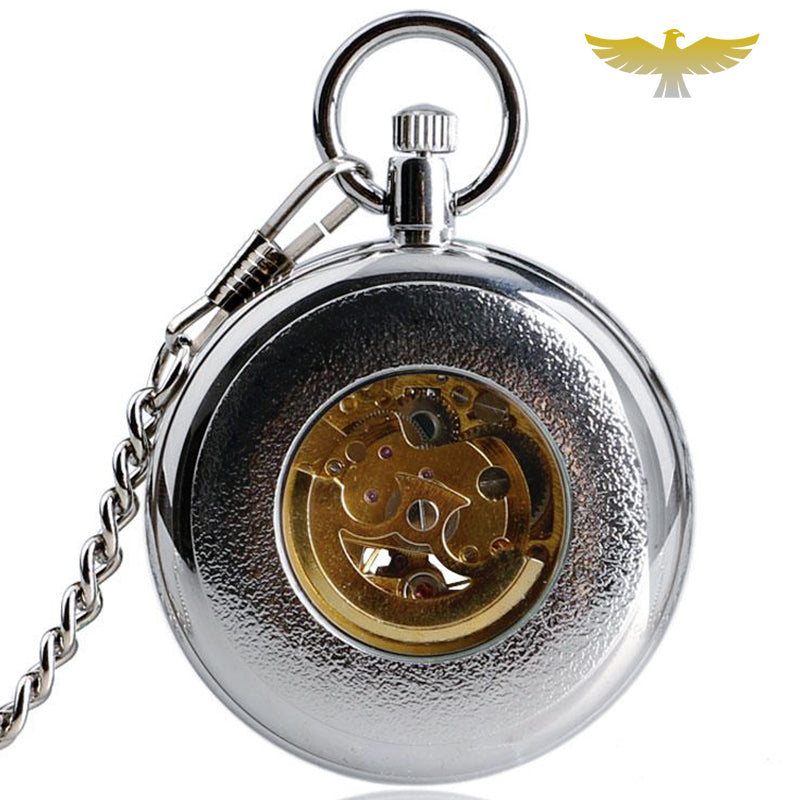 Montre à gousset vintage automatique argent