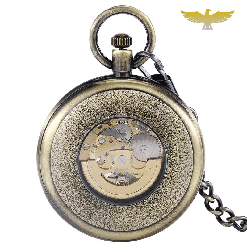 Montre à gousset vintage automatique cadran ouvert
