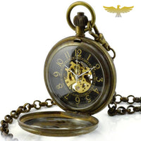 Montre à gousset vintage vieilli mécanique