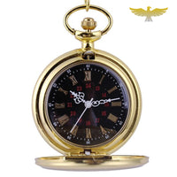 Montre à gousset quartz or romaine