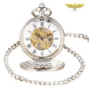 Montre à gousset demi chasseur
