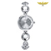 Montre bracelet argent et cristal
