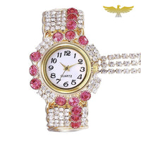 Montre bracelet luxe pierre et diamants