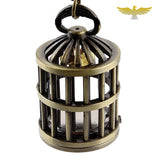 Montre collier oiseau en cage