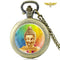 Montre collier bouddha zen Bronze