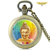 Montre collier bouddha zen